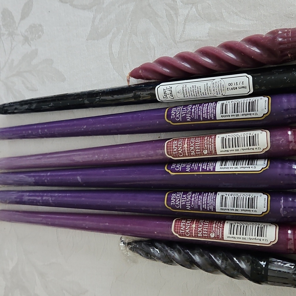 Candle-Lite 12” Taper 6 Candles. New - Picture 5 of 6